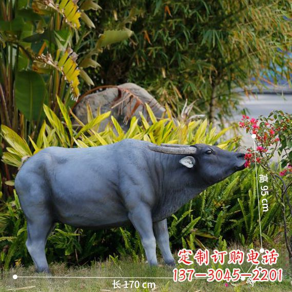 河南玻璃钢水牛雕塑——象征力量的艺术作品
