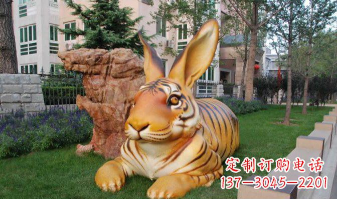 河南玻璃钢兔子雕塑精致、经典、永恒