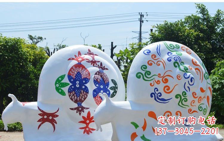 河南玻璃钢蜗牛一种精美的雕塑