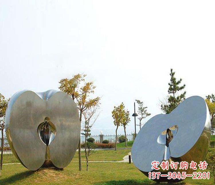 河南不锈钢雕刻的苹果