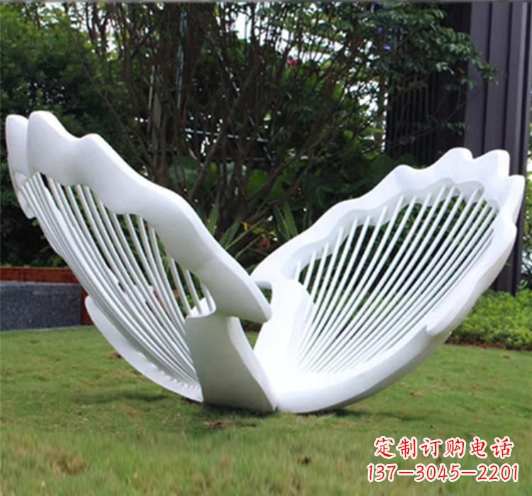 河南不锈钢贝壳雕塑艺术精品