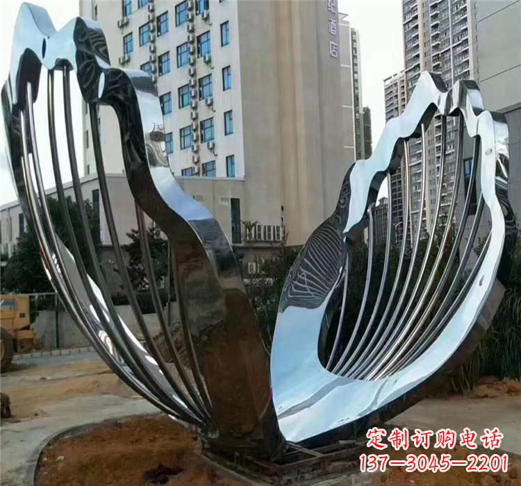 河南不锈钢贝壳雕塑艺术与自然的完美结合