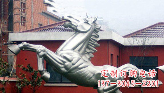 河南不锈钢奔马雕塑展现力量与美感