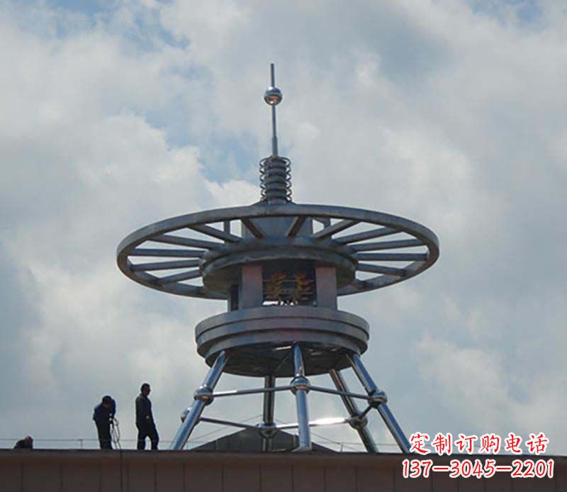 河南不锈钢避雷针景观雕塑——安全防护与美丽结合