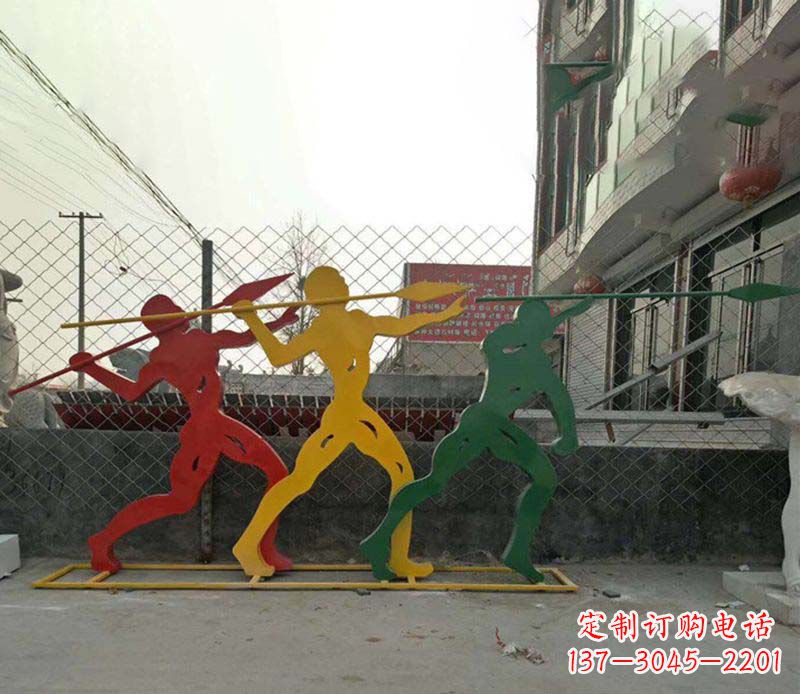 河南不锈钢标枪雕塑一种新兴的艺术形式