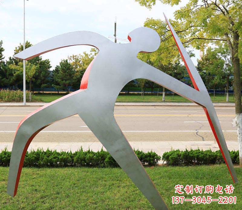 河南不锈钢标枪雕塑精美的艺术品