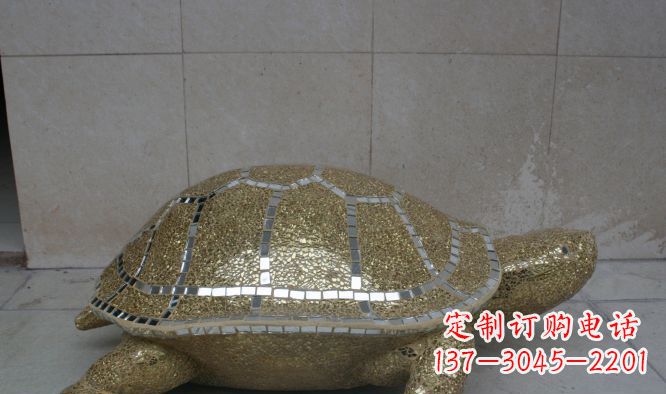 河南不锈钢彩银乌龟公园景观雕塑艺术与自然的完美融合