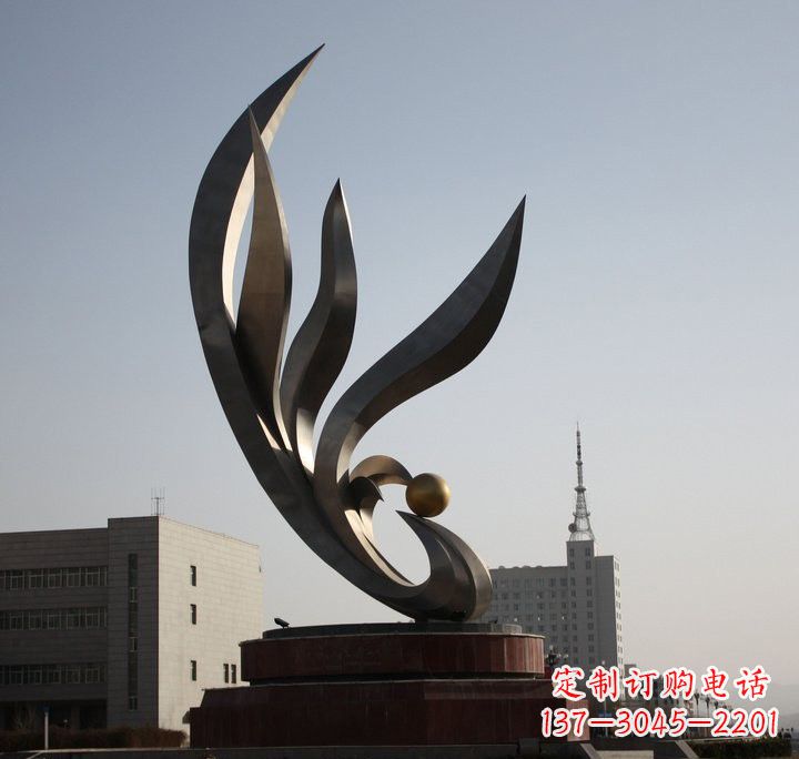 河南不锈钢凤凰雕塑传承凤凰文化的艺术精品