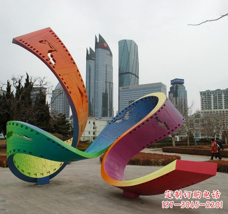 河南精美的不锈钢城市景观雕塑