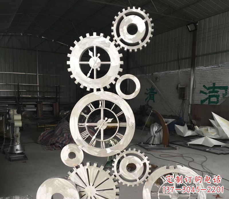 河南不锈钢齿轮雕塑艺术与科技的完美结合