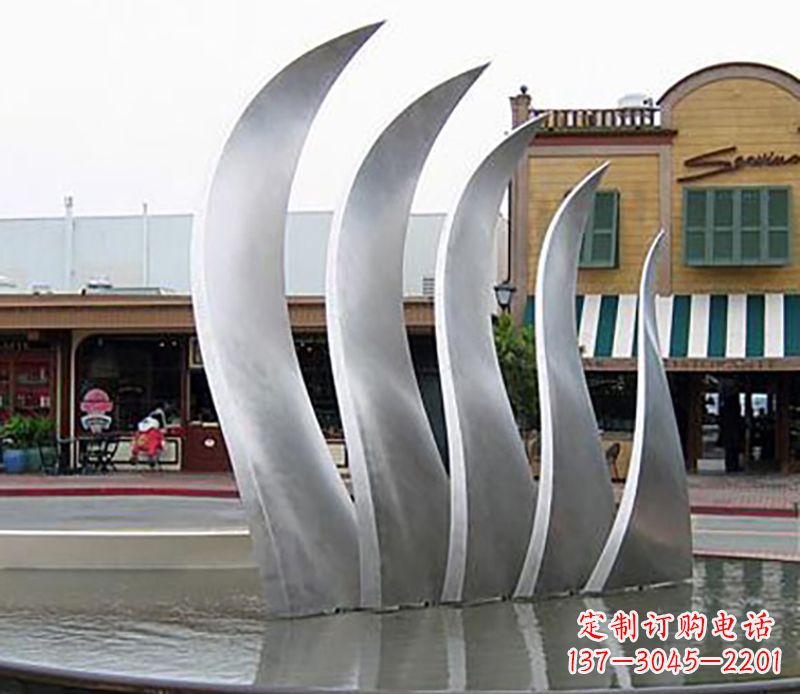 河南不锈钢翅膀雕塑