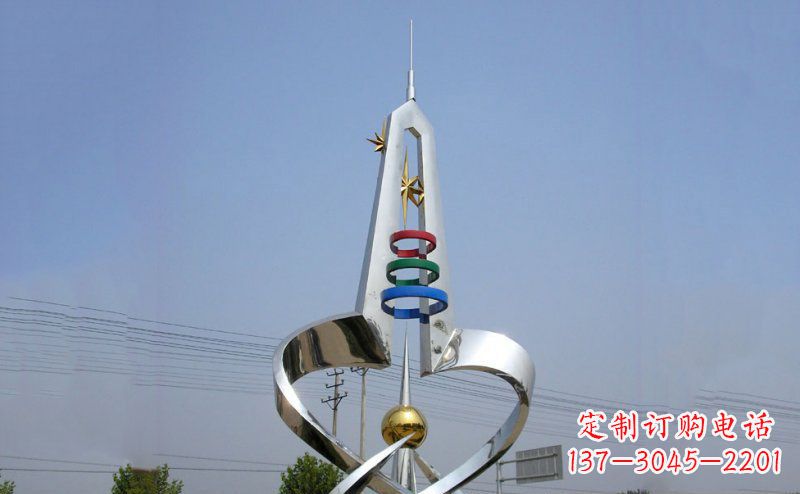 河南不锈钢材质的避雷针雕塑