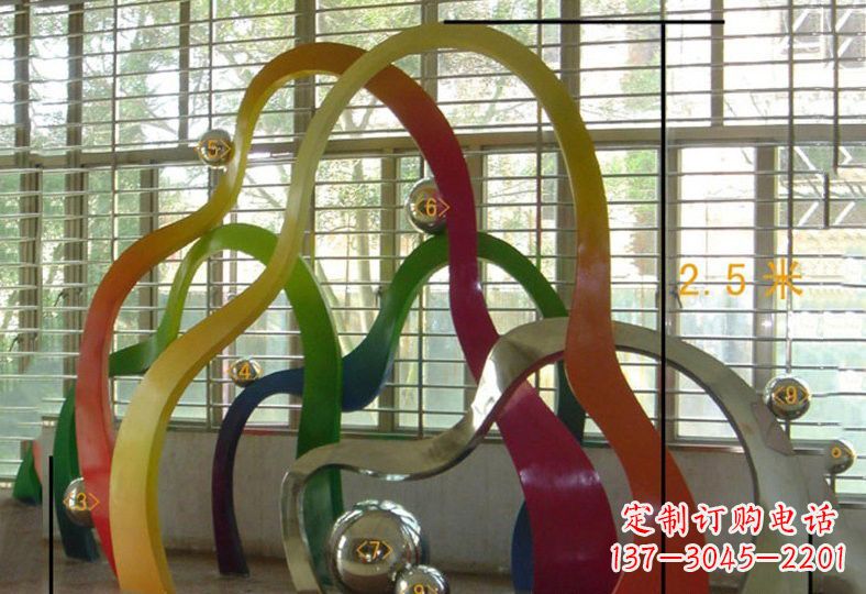 河南不锈钢假山雕塑精致耐用的艺术品