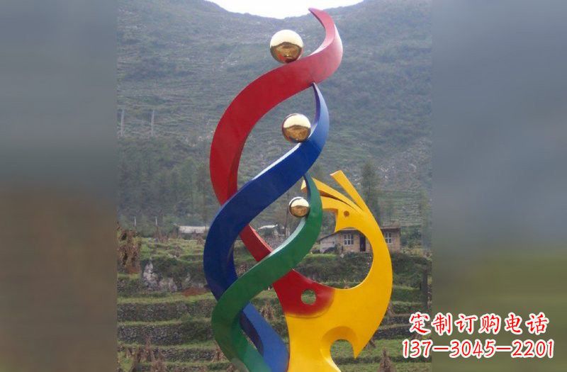 河南不锈钢凤凰雕塑象征着精致的美
