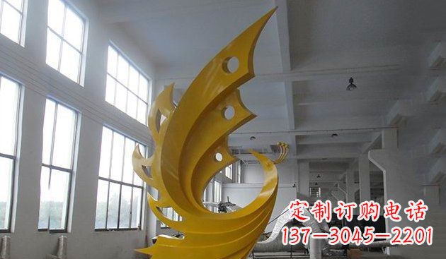 河南不锈钢凤凰雕塑——给生活添彩