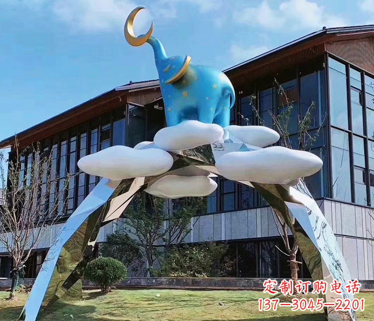 河南精美不锈钢拱门雕塑