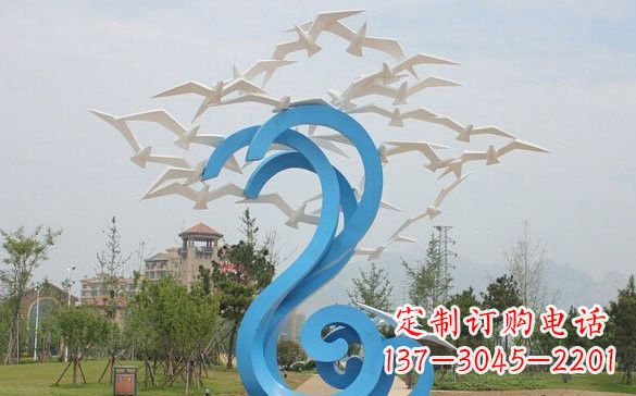 河南不锈钢海鸥雕塑