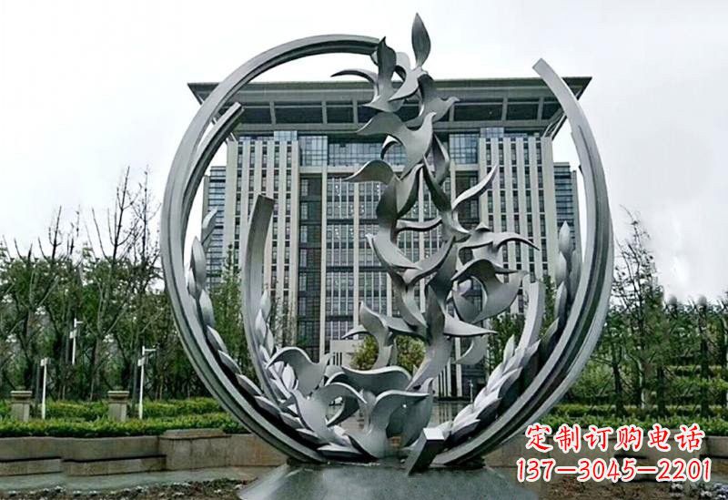 河南不锈钢和平鸽雕塑
