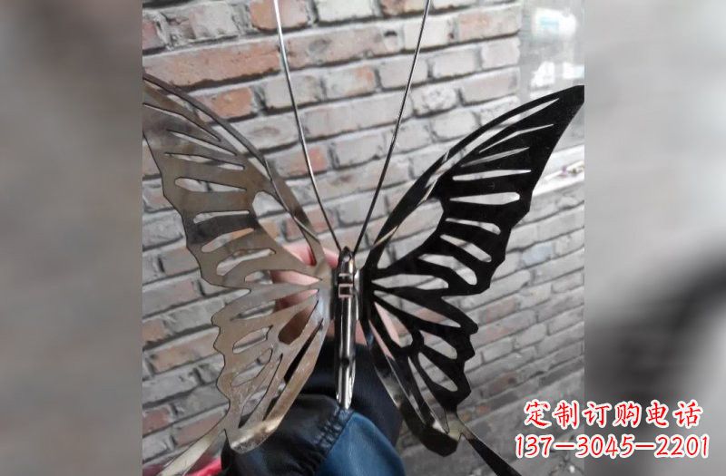 河南精美不锈钢蝴蝶雕塑