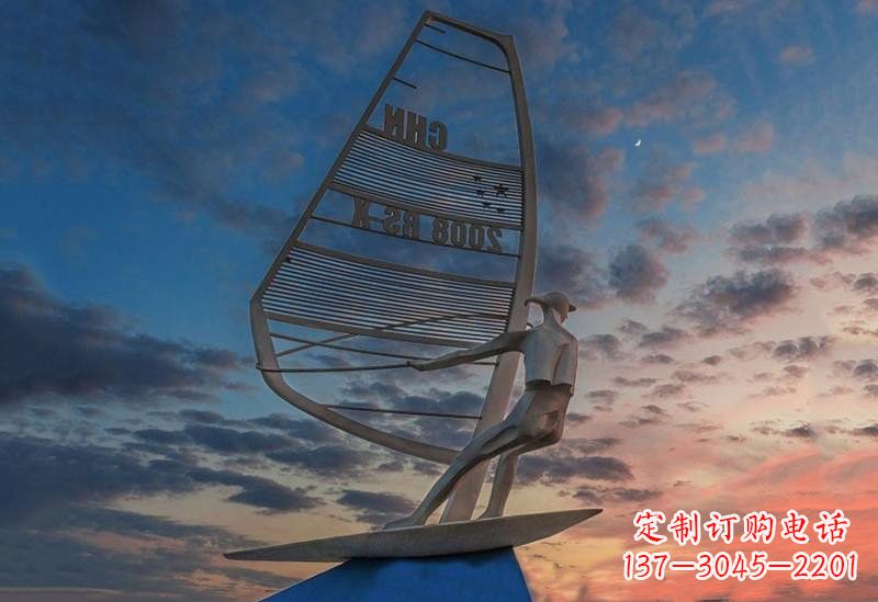 河南不锈钢帆船雕塑——象征着美丽的梦想