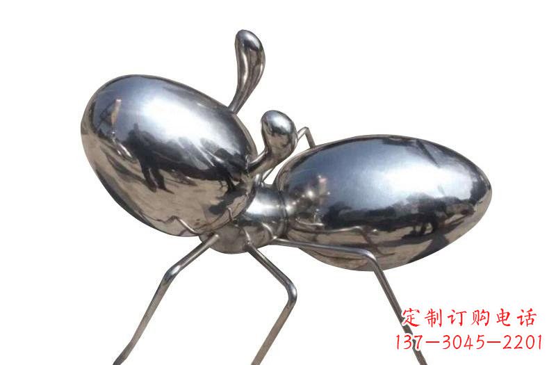 河南不锈钢抽象蚂蚁雕塑