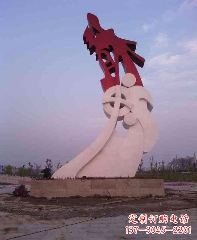 河南不锈钢龙雕塑点亮龙城市景观