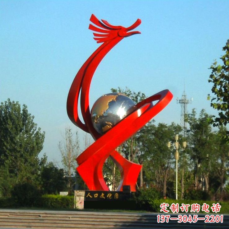 河南不锈钢创意龙形景观雕塑——点缀城市园林公园广场