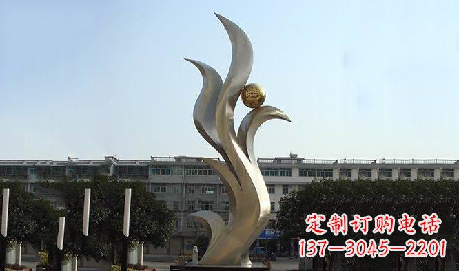 河南精美不锈钢凤凰雕塑