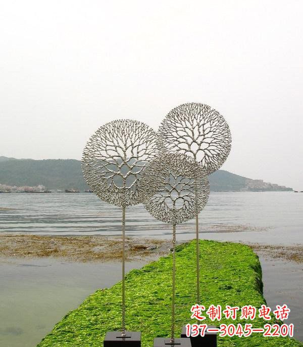 河南不锈钢蒲公英雕塑抽象美的象征