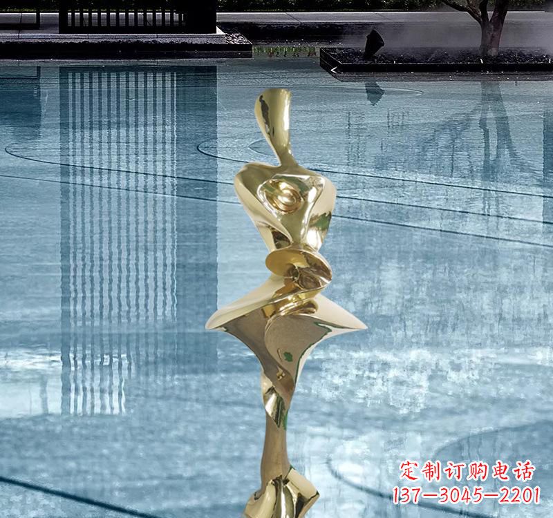 河南不锈钢材质的人体雕塑