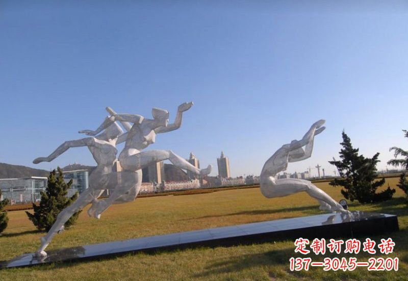 河南不锈钢运动员雕塑