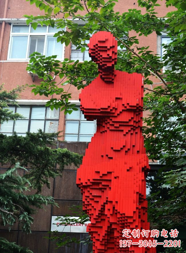 河南维纳斯雕塑点缀街边景观的不锈钢艺术
