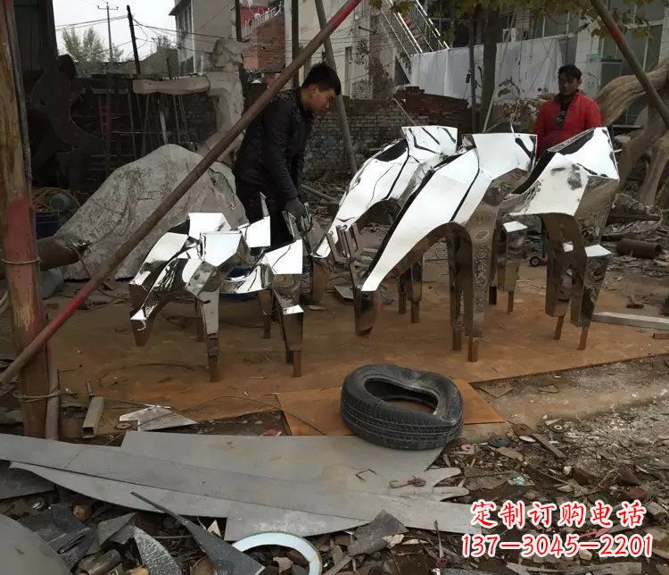 河南不锈钢动物雕塑精美外形,经久耐用