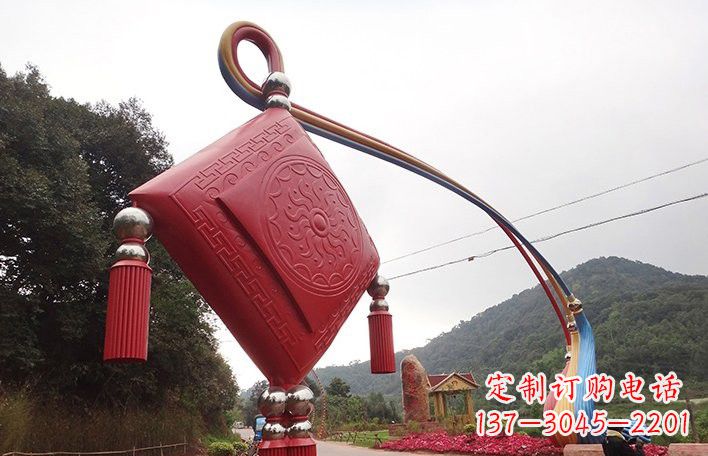 河南精美不锈钢拱门雕塑
