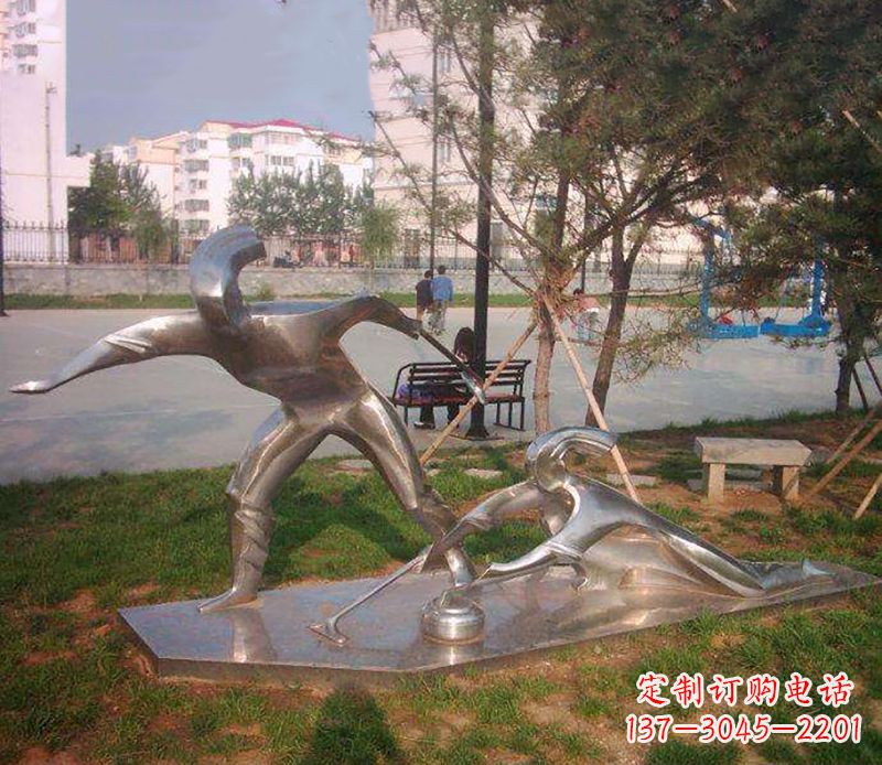 河南不锈钢创意冰壶雕塑大赛