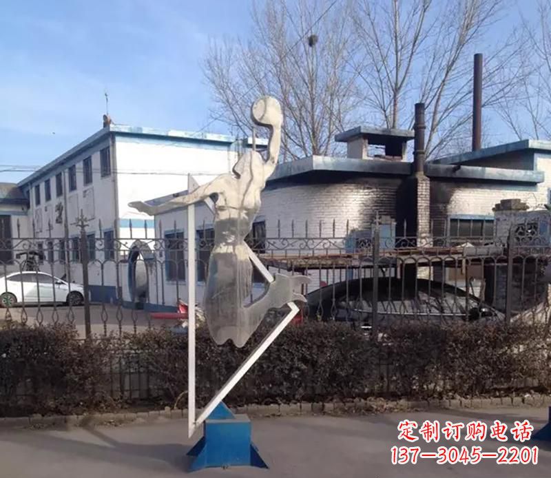 河南制作不锈钢高尔夫雕塑