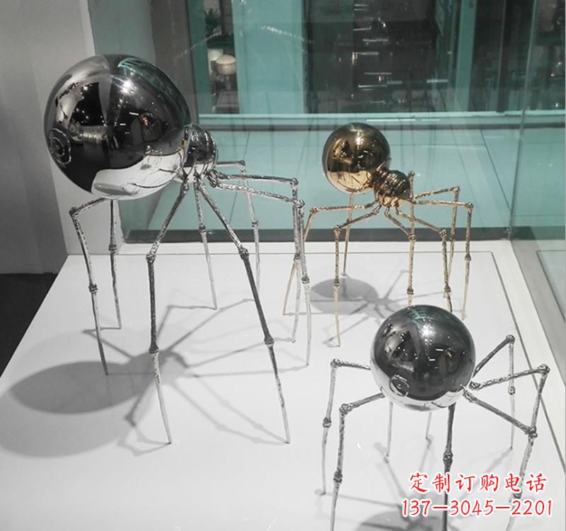 河南不锈钢蜘蛛侠雕塑