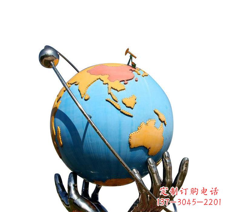 河南不锈钢地球雕塑2