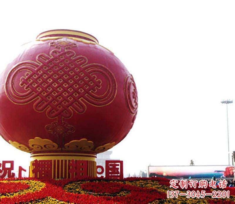 河南不锈钢灯笼雕塑精致与美感的完美结合