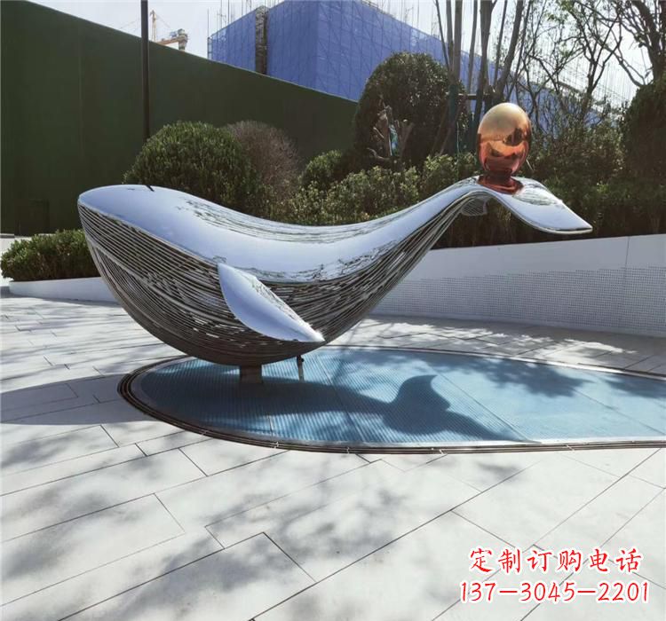 河南不锈钢海豚雕塑艺术与科技的完美结合