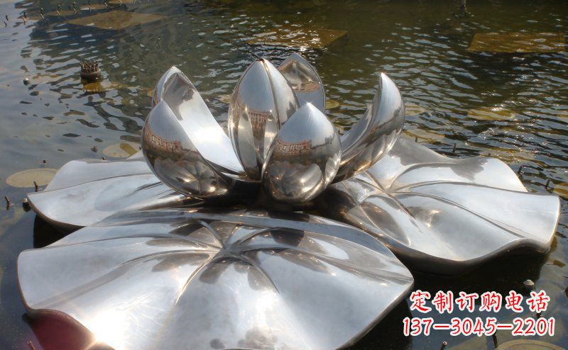 河南不锈钢锻造莲花雕塑