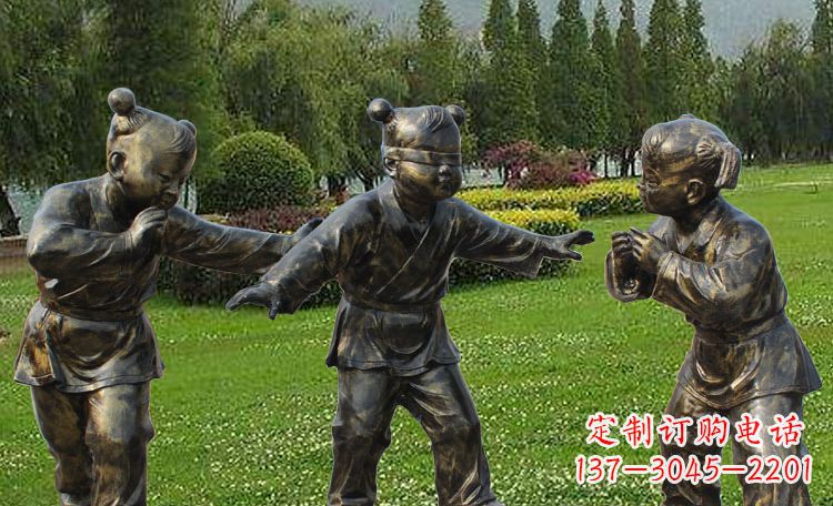 河南儿童的心灵世界——不锈钢儿童雕塑