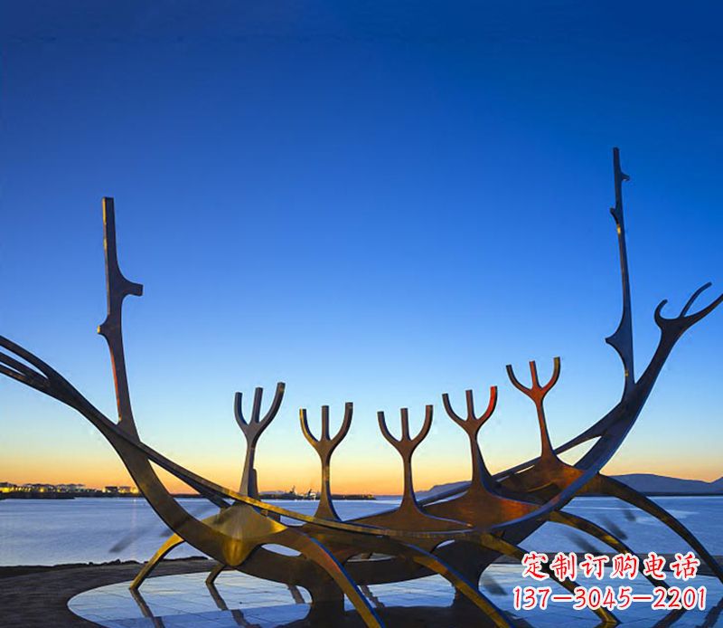 河南不锈钢帆船比赛运动雕塑