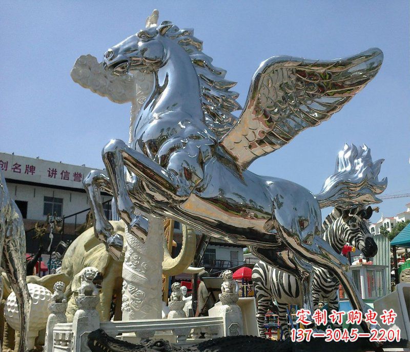河南不锈钢飞马雕塑——一座令人惊叹的艺术品