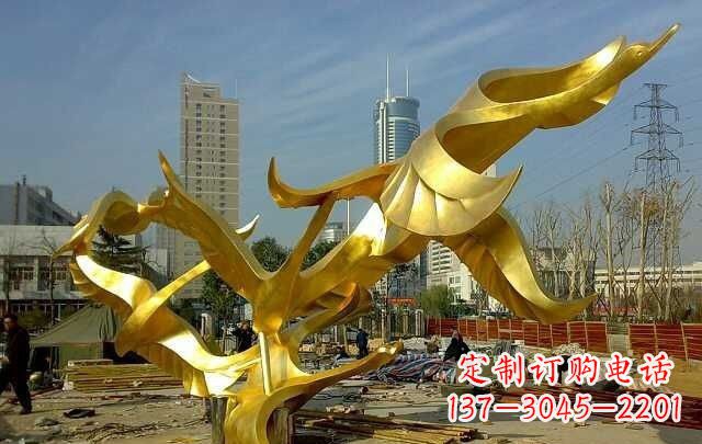 河南不锈钢飞翔的天鹅雕塑