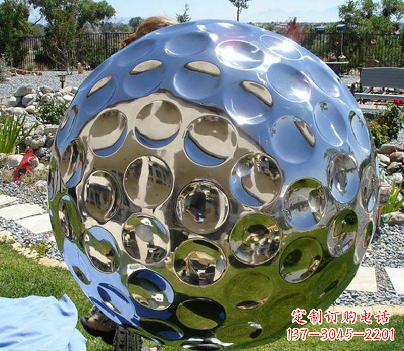 河南精致的不锈钢高尔夫雕塑