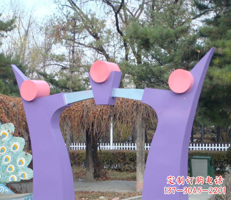 河南不锈钢拱门雕塑精美艺术品