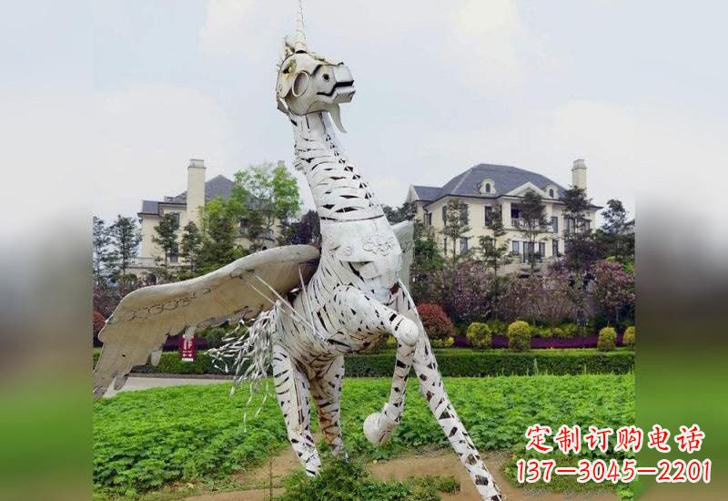 河南不锈钢独角兽雕塑