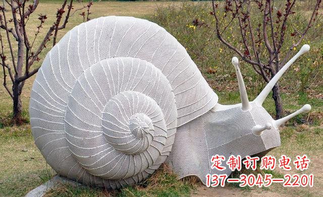 河南不锈钢蜗牛雕塑——让艺术与自然相结合