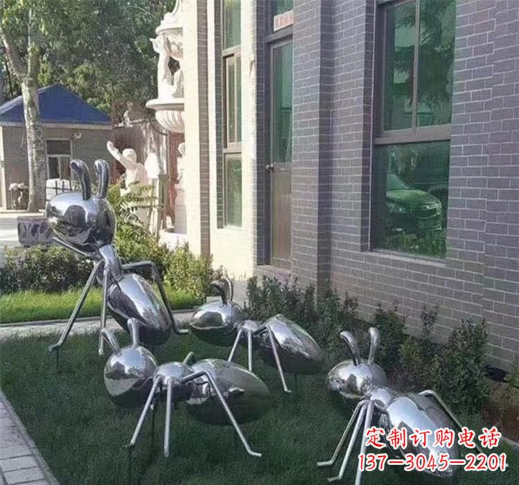 河南不锈钢公园蚂蚁雕塑